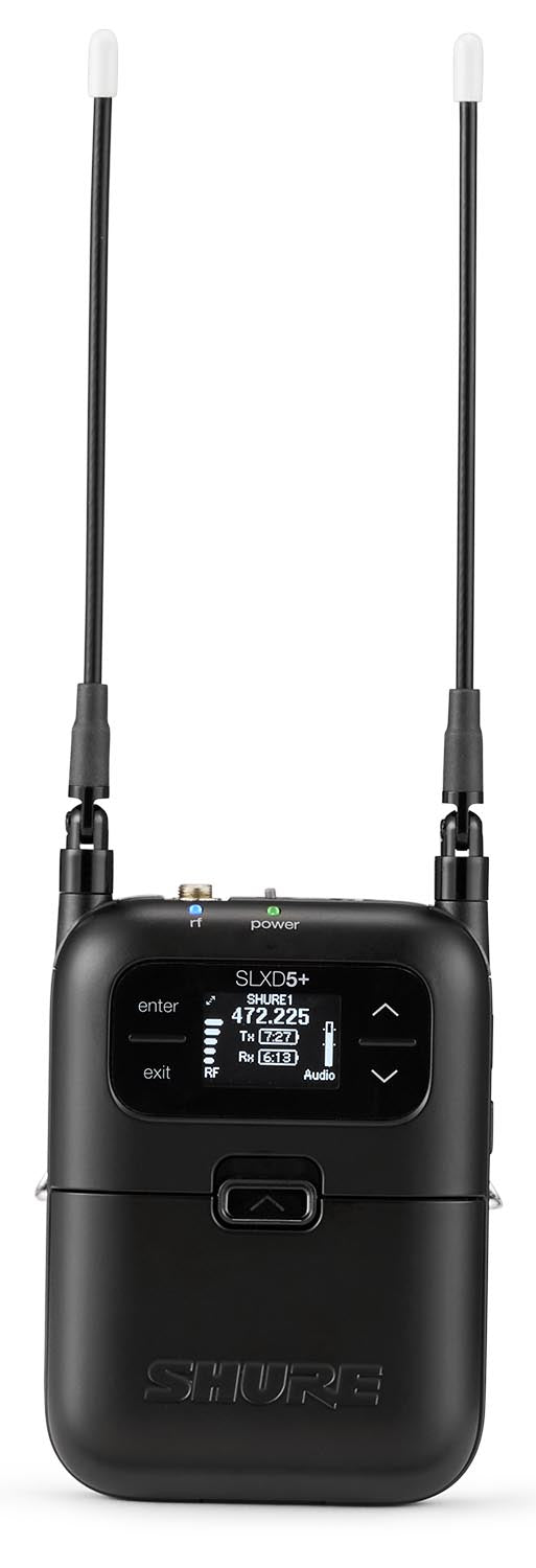 Shure SLXD5+=-G57 Single-Channel Portable Digital Wireless Receiver