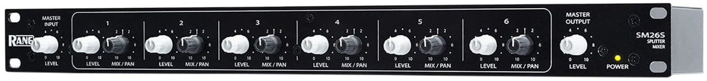 Rane SM26SIMXUS Mixer/Splitter 6-In x 2-Out / 2-In x 6-Out - PSSL ProSound and Stage Lighting