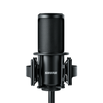 Shure SM4-K-KIT SM4 MIC, BLACK, W/ SHOCK MOUNT, CASE