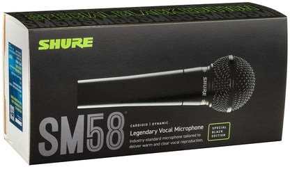 Shure SM58-BLK Microphone Vocal - Édition Spéciale Noire