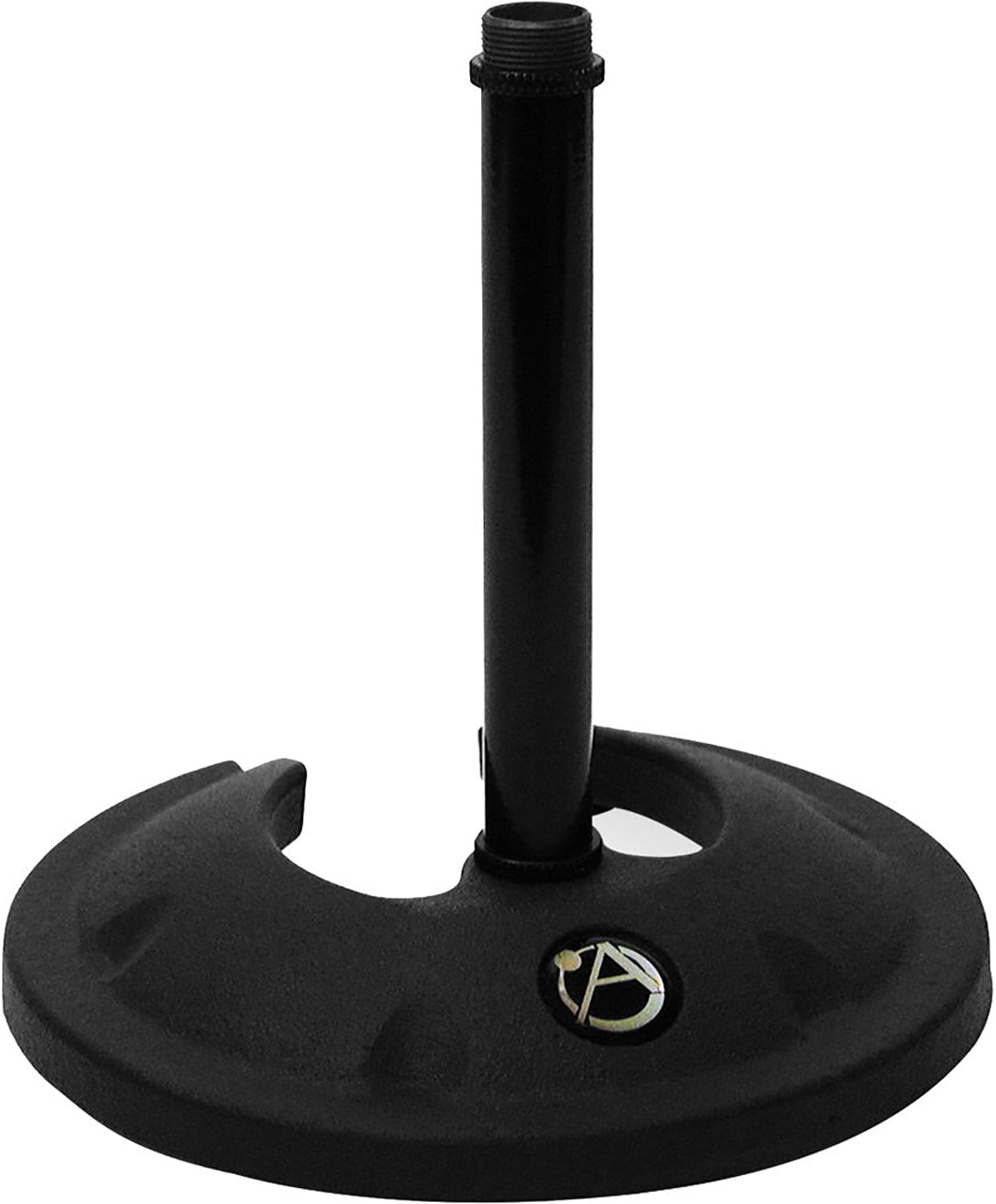 AtlasIED SMS2B Desktop Stackable Microphone Stand - 6 Inch - Black - PSSL ProSound and Stage Lighting