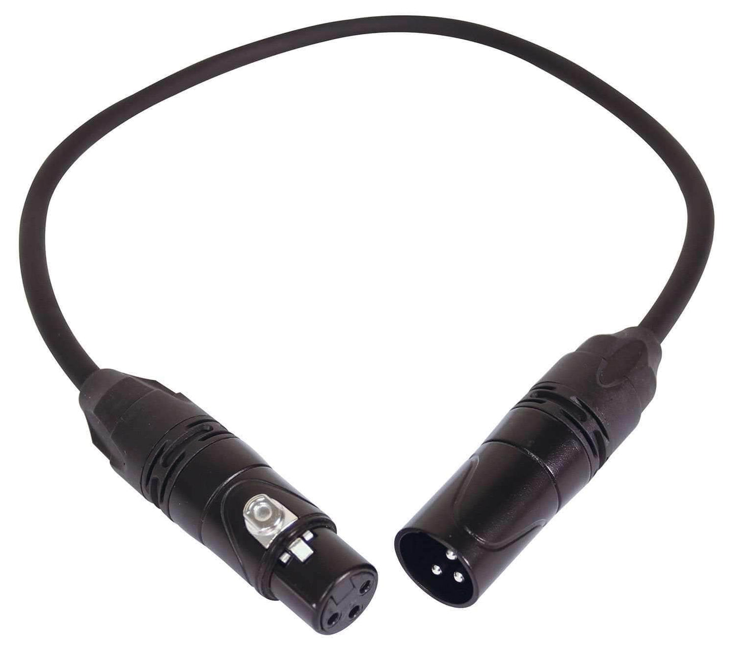 Solena Professional 1.5ft 3-Pin DMX Lighting Cable