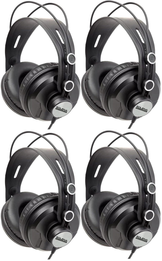 Solena Professional Monitoring Headphones - 4 Pack - PSSL ProSound and Stage Lighting