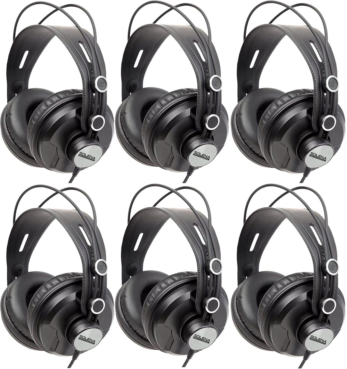 Solena Professional Monitoring Headphones Solena Professional Monitoring Headphones - 6 Pack