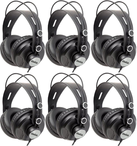 Solena Professional Monitoring Headphones - 6 Pack - PSSL ProSound and Stage Lighting