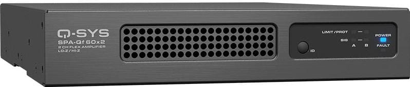 Q-SYS SPA-QF 60x2 2-Channel - 60-Watt per Channel Q-Sys Network Audio Amplifier