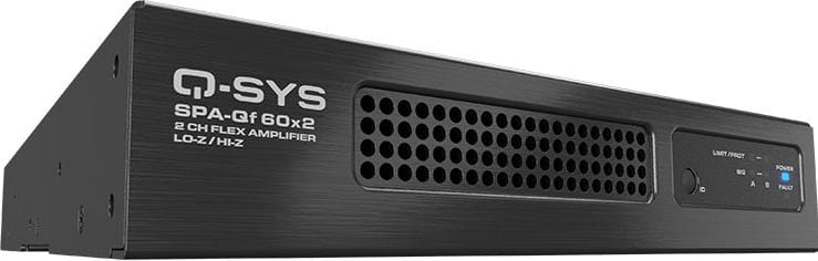 Q-SYS SPA-QF 60x2 2 canaux - Amplificateur audio réseau Q-Sys 60 watts par canal