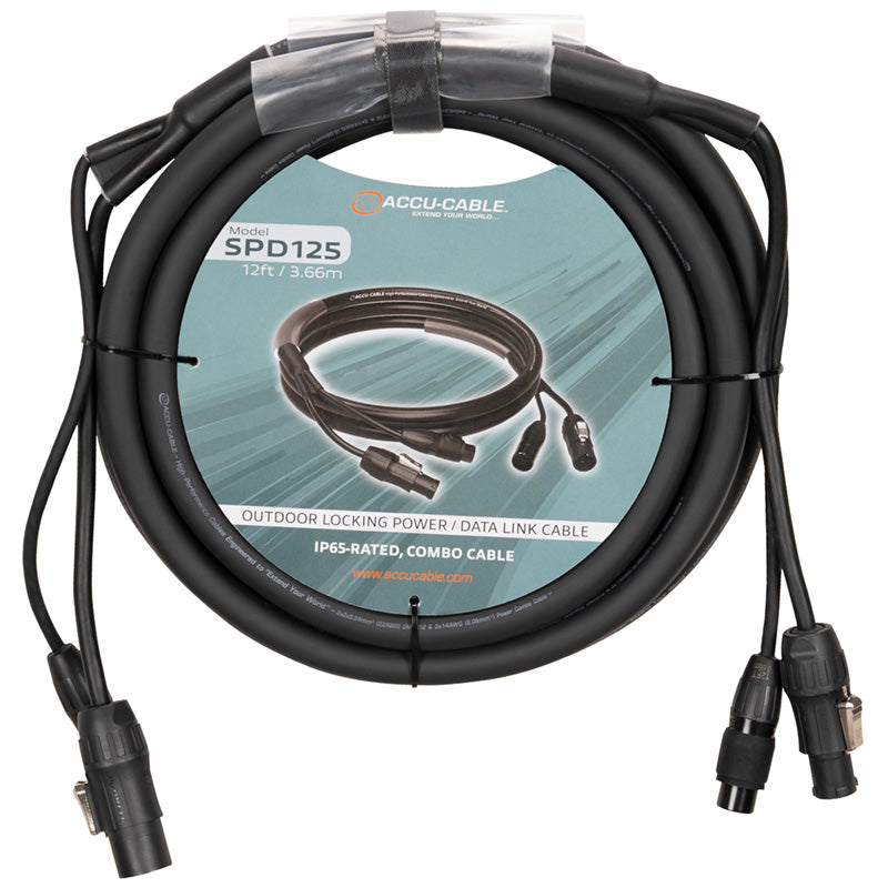 Elation SPD125 12-Foot, 5pin DMX & IP65 CMB CBL