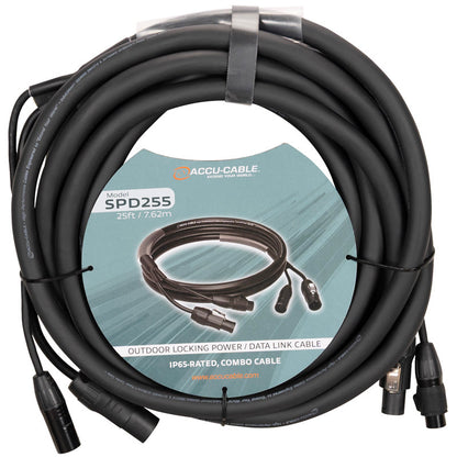 Elation SPD255;25-Foot, 5pin DMX & IP65 CMB CBL