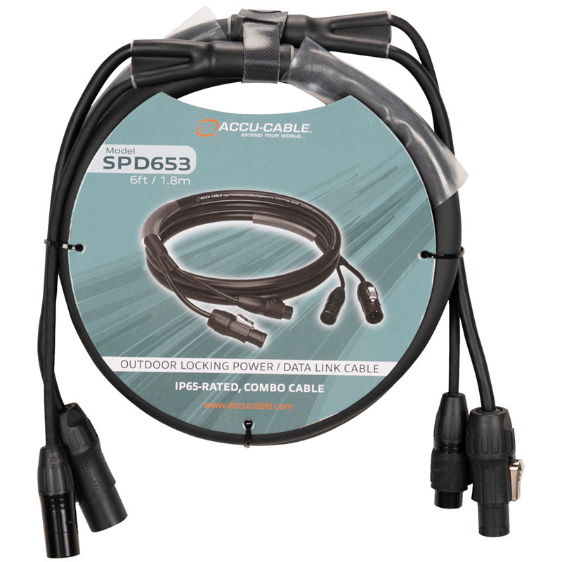 Elation SPD653 SPD653;6-Foot, 5pin DMX & IP65 CMB CBL