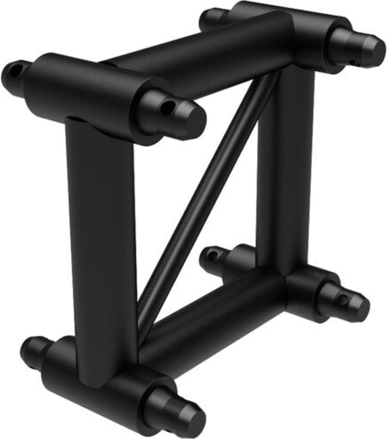 Global Truss SQ-29105P-BLK 4.10-Inch (105mm) Truss Spacer - Matte Black - PSSL ProSound and Stage Lighting