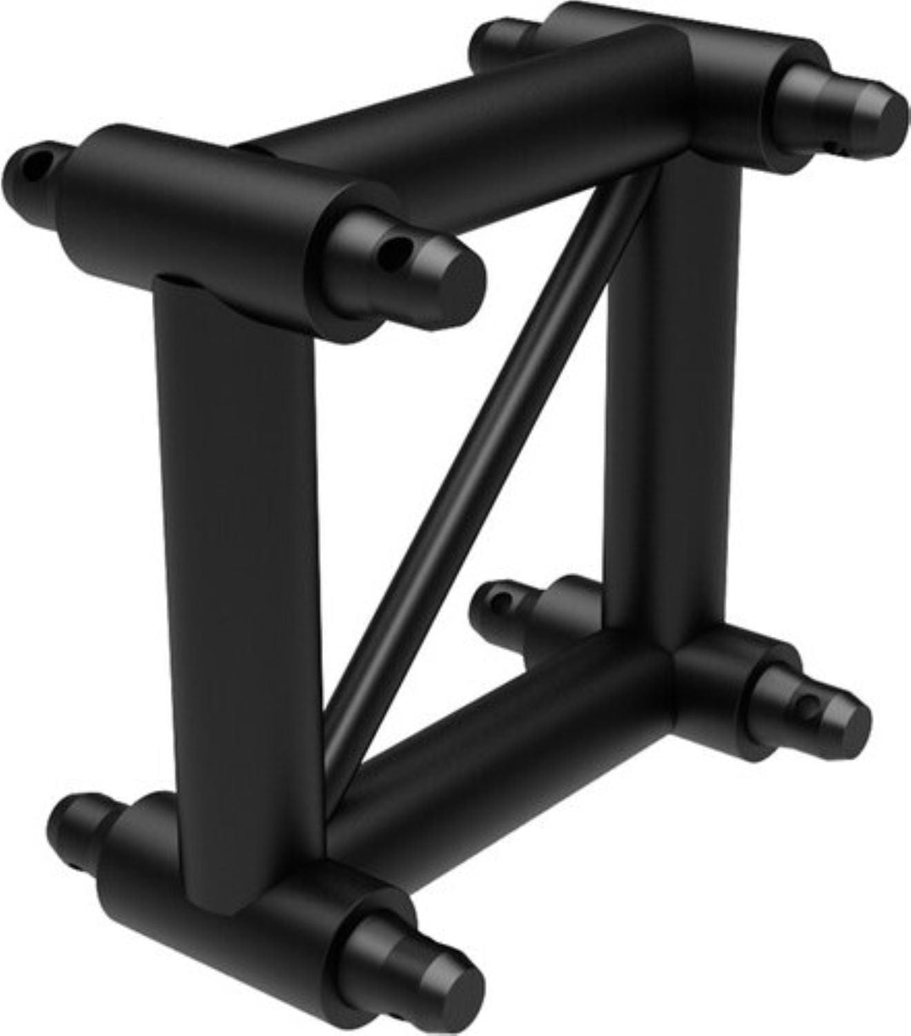 Global Truss SQ-29150P-BLK 5.90-Inch (150mm) Truss Spacer - Matte Black - PSSL ProSound and Stage Lighting