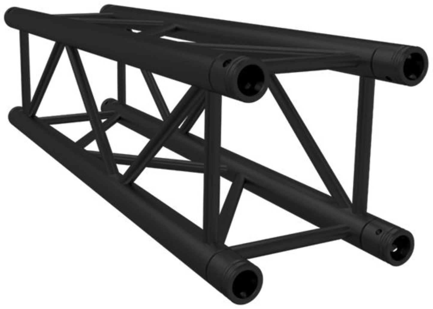 Global Truss SQ-4111 BLK/MTE 4.92 Foot (1.5M) Square Truss Segment - Black Matte - PSSL ProSound and Stage Lighting