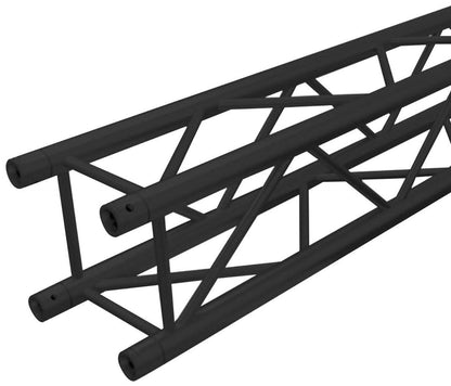 Global Truss SQ-4112-275 BLK/MTE 9.02 Foot (2.75M) Square Truss Segment - Black Matte - PSSL ProSound and Stage Lighting