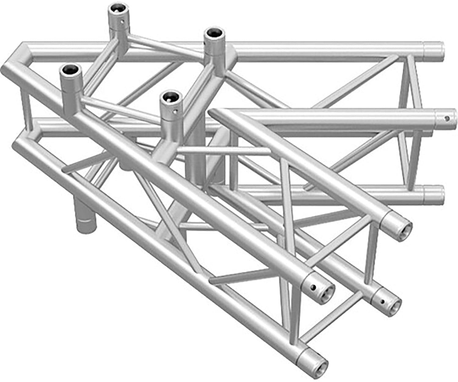 Global Truss SQ-4120-4W 4-Way 60-Degree Truss Corner - PSSL ProSound and Stage Lighting