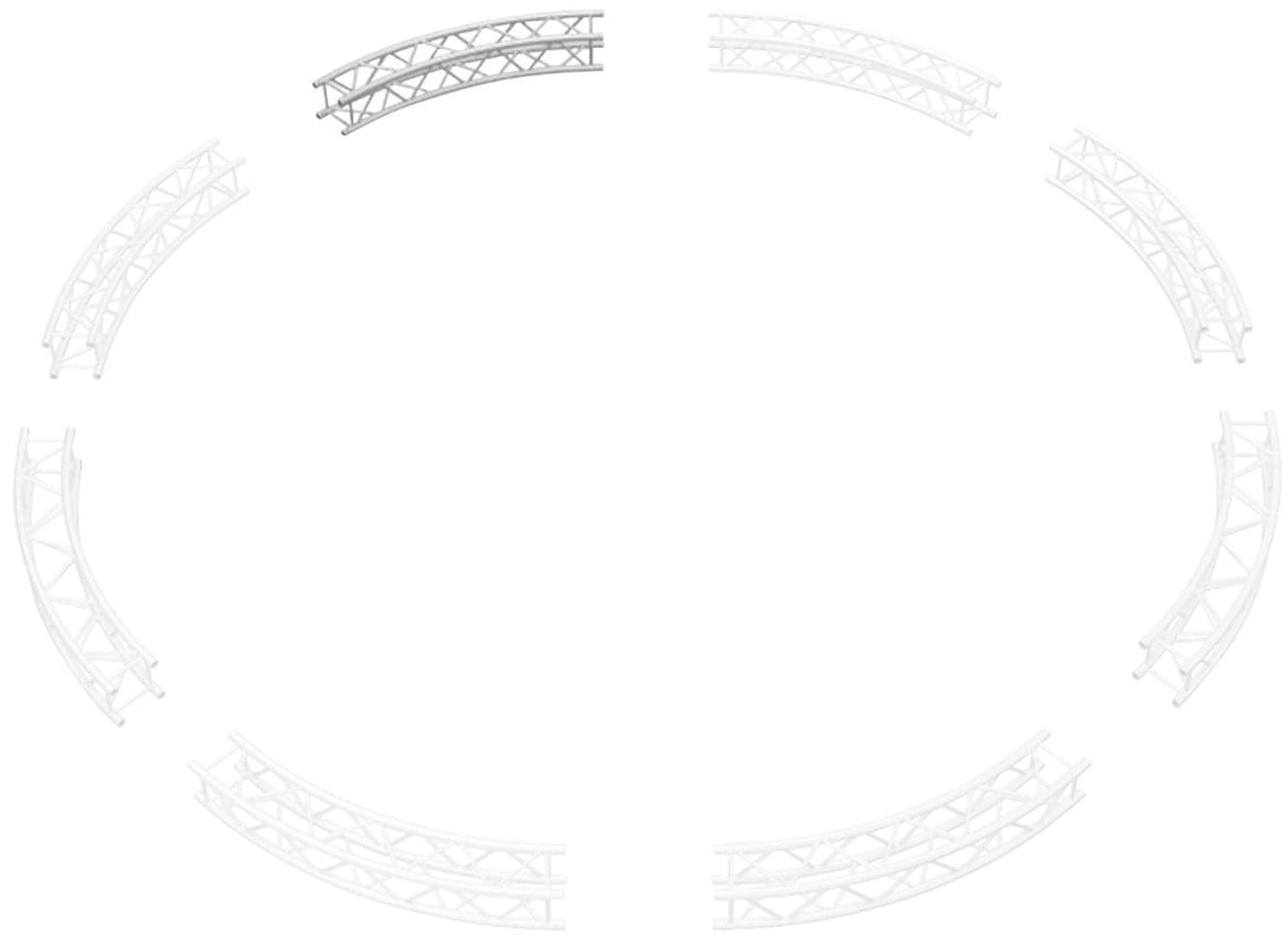 Global Truss SQ-C6-ARC45 Single Arc 45 Degree Segment - PSSL ProSound and Stage Lighting