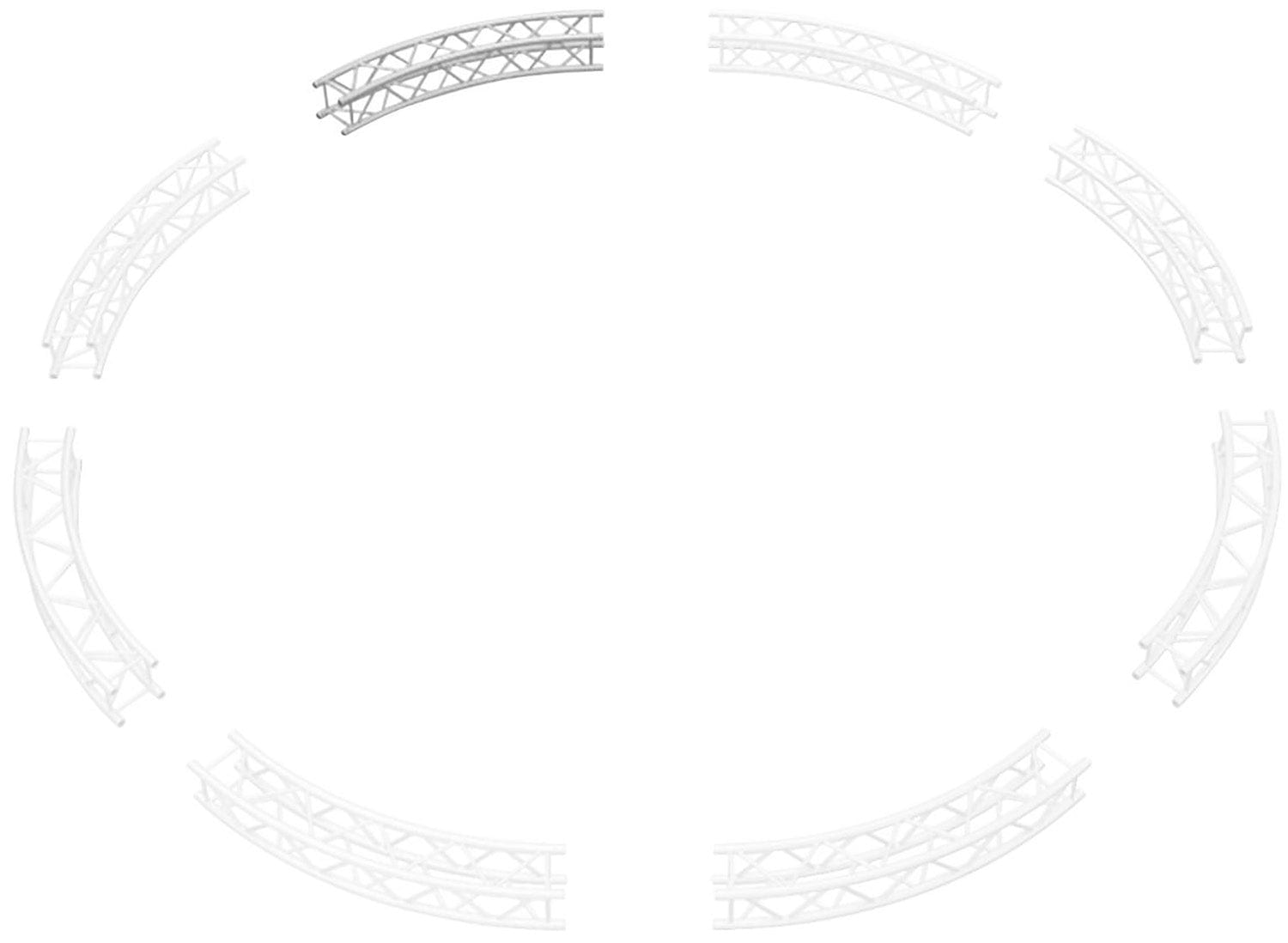 Global Truss SQ-C6-ARC45 Single Arc 45 Degree Segment - PSSL ProSound and Stage Lighting