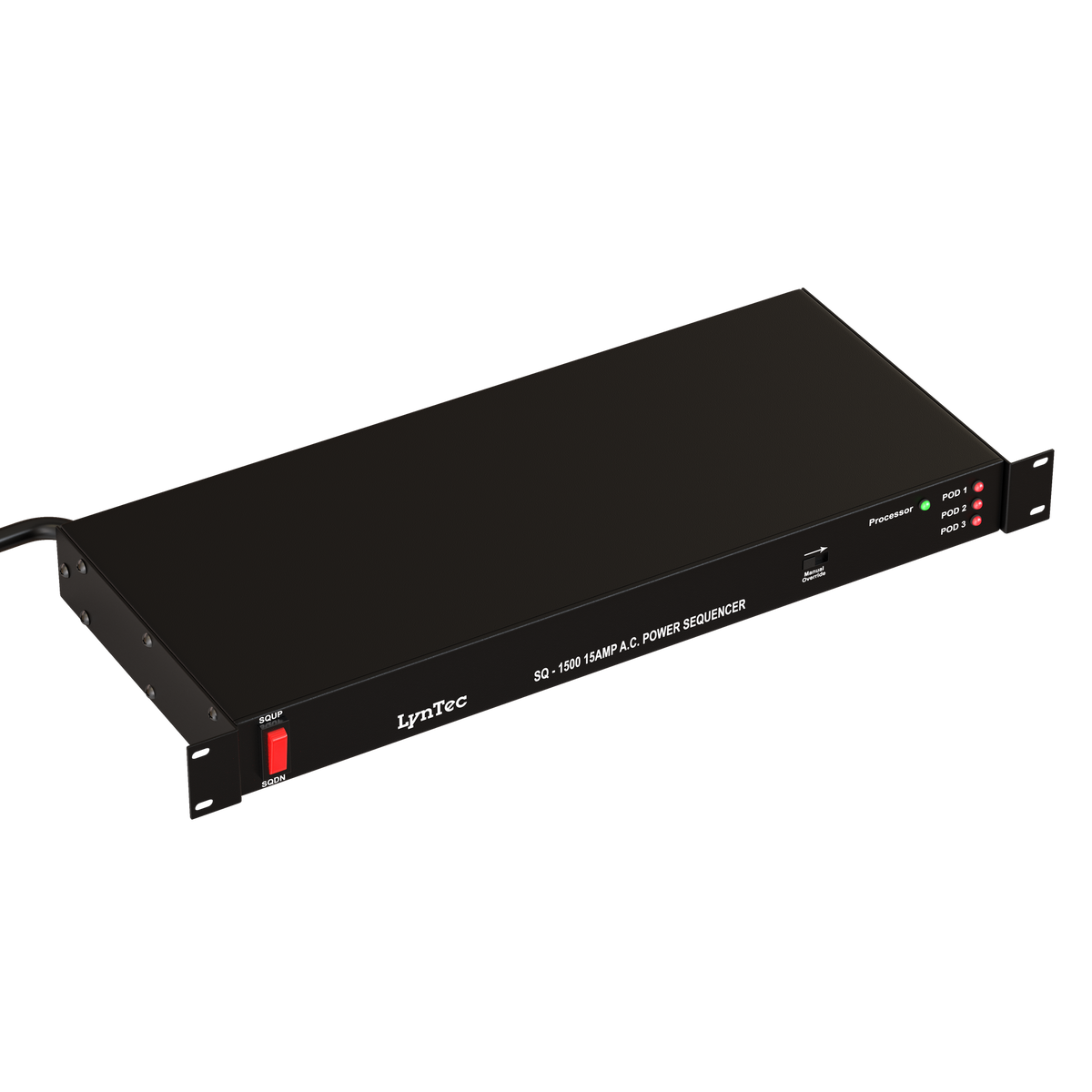 LynTec SQ1500 15A, front panel switch or latching relay, power sequencer