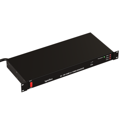 LynTec SQ1500 15A, front panel switch or latching relay, power sequencer