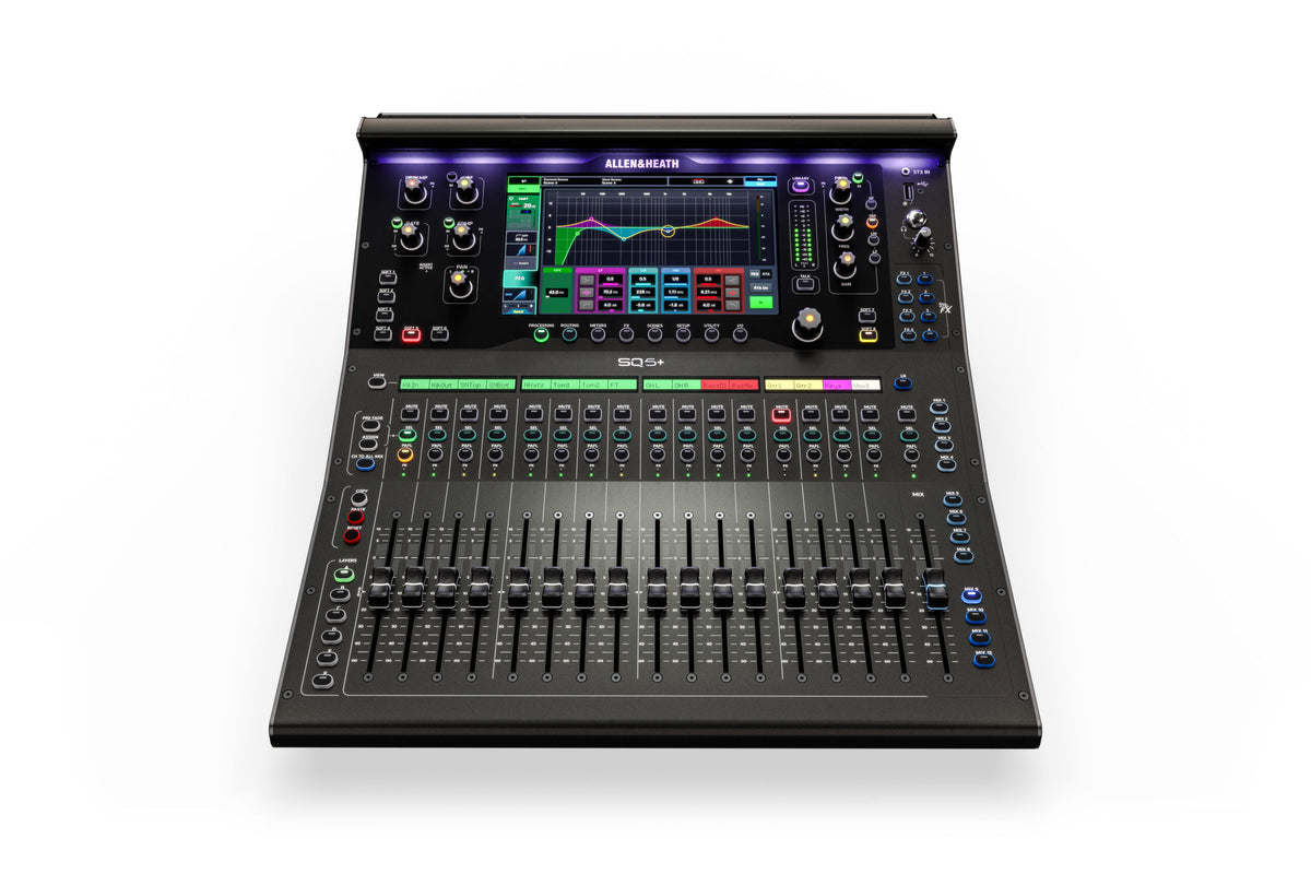 Allen & Heath AH-SQ-5-PLUS SQ5+ RackUltra FX Enabled 48-channel Digital Mixer with DEEP Processing