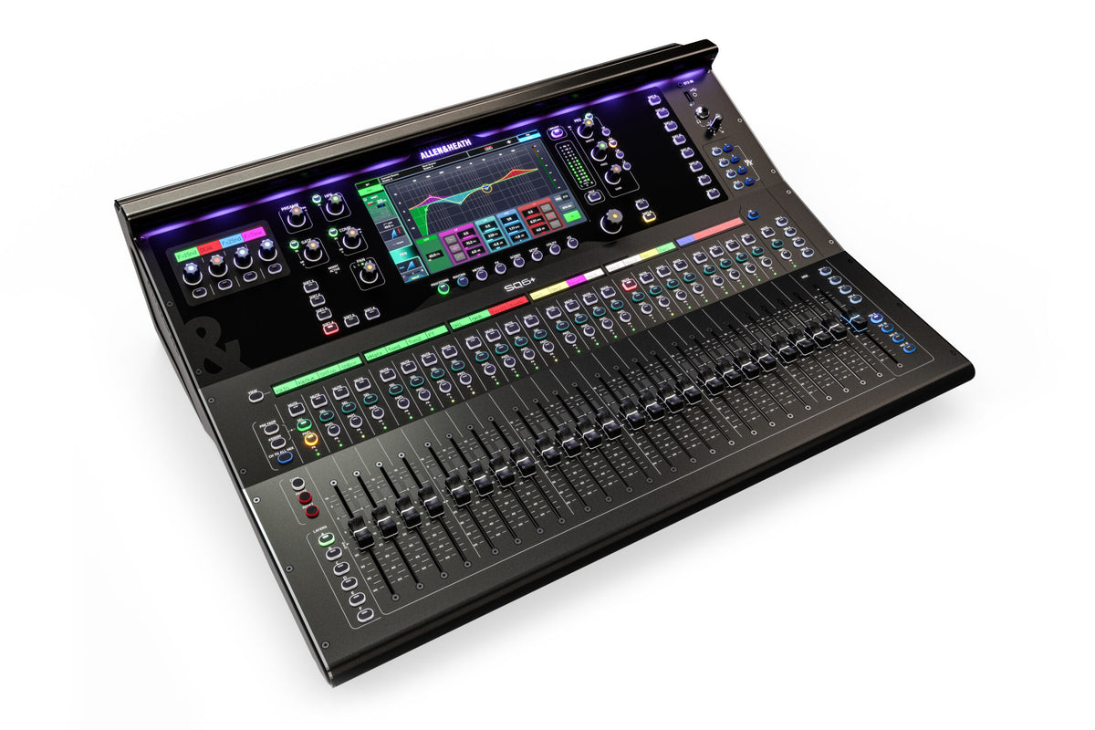 Allen & Heath AH-SQ-6-PLUS SQ6+ RackUltra FX Enabled 48-channel Digital Mixer with DEEP Processing