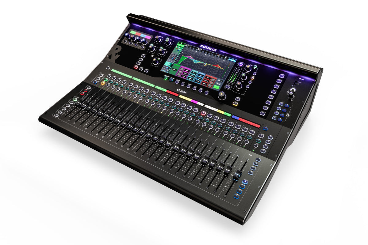 Allen & Heath AH-SQ-6-PLUS SQ6+ RackUltra FX Enabled 48-channel Digital Mixer with DEEP Processing