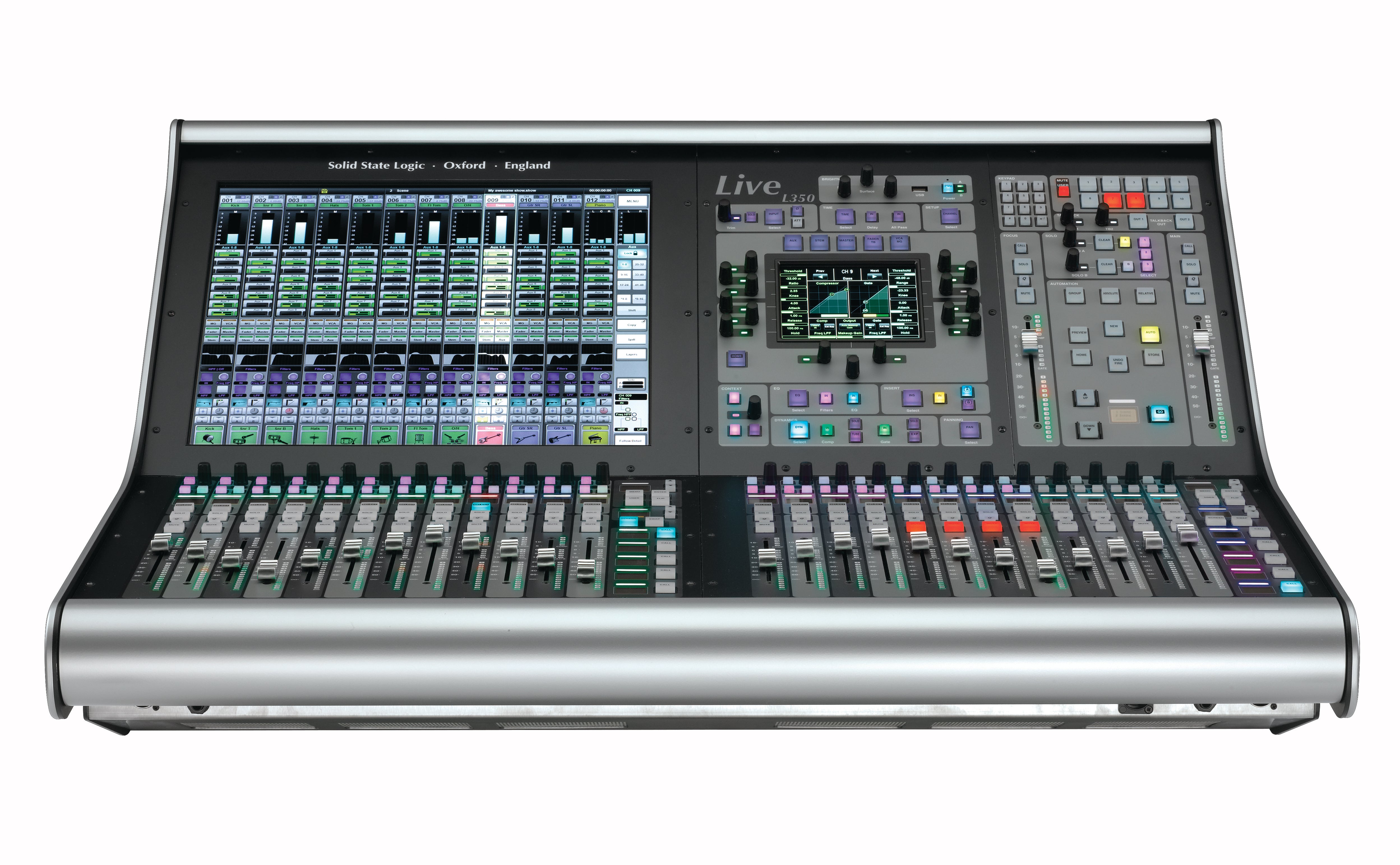 SSL L350 Plus Digital Mixing Console – Solotech