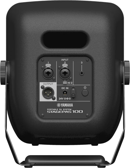 Yamaha STAGEPAS100 Portable 6.5 Inch Powered PA with 3-Channel Mixer - PSSL ProSound and Stage Lighting