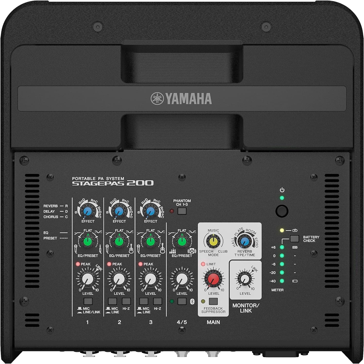 Yamaha STAGEPAS200 Portable 8 Inch Powered PA with 5-Input Mixer - PSSL ProSound and Stage Lighting