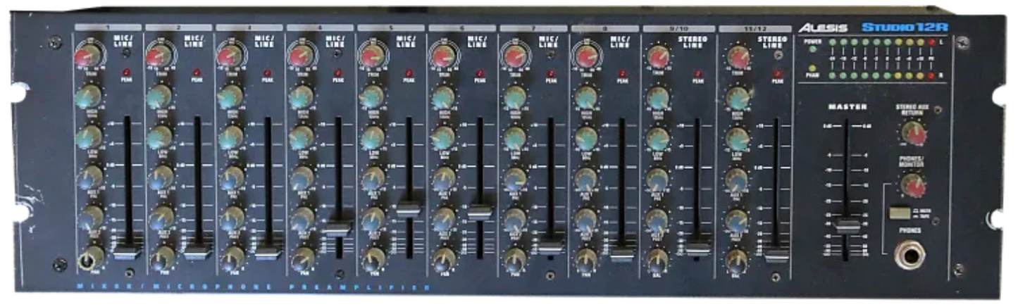 Alesis Studio 12R Console de mixage analogique 12 canaux