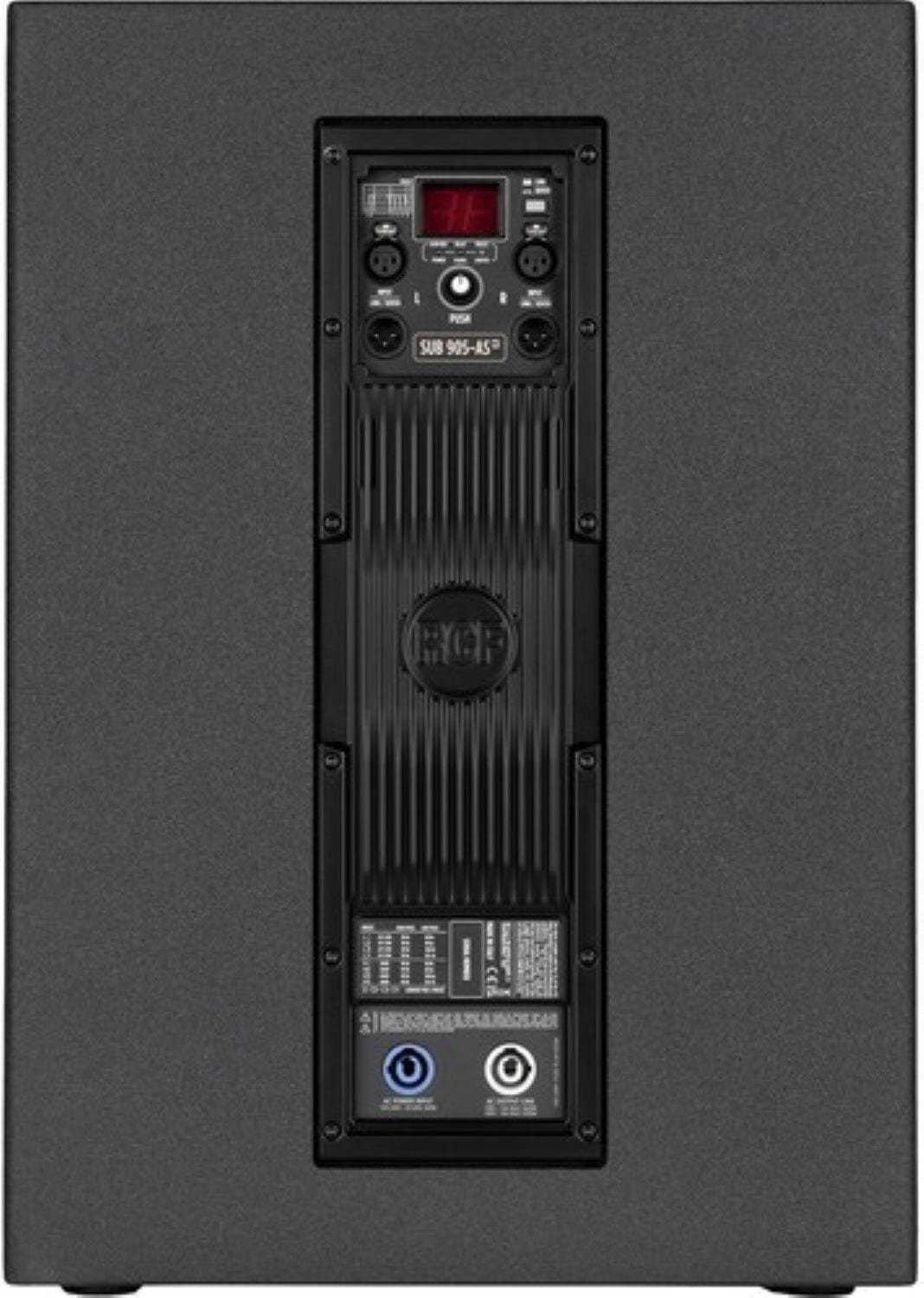 RCF SUB-905AS-MK3 15-Inch Professional Powered Subwoofer - PSSL ProSound and Stage Lighting