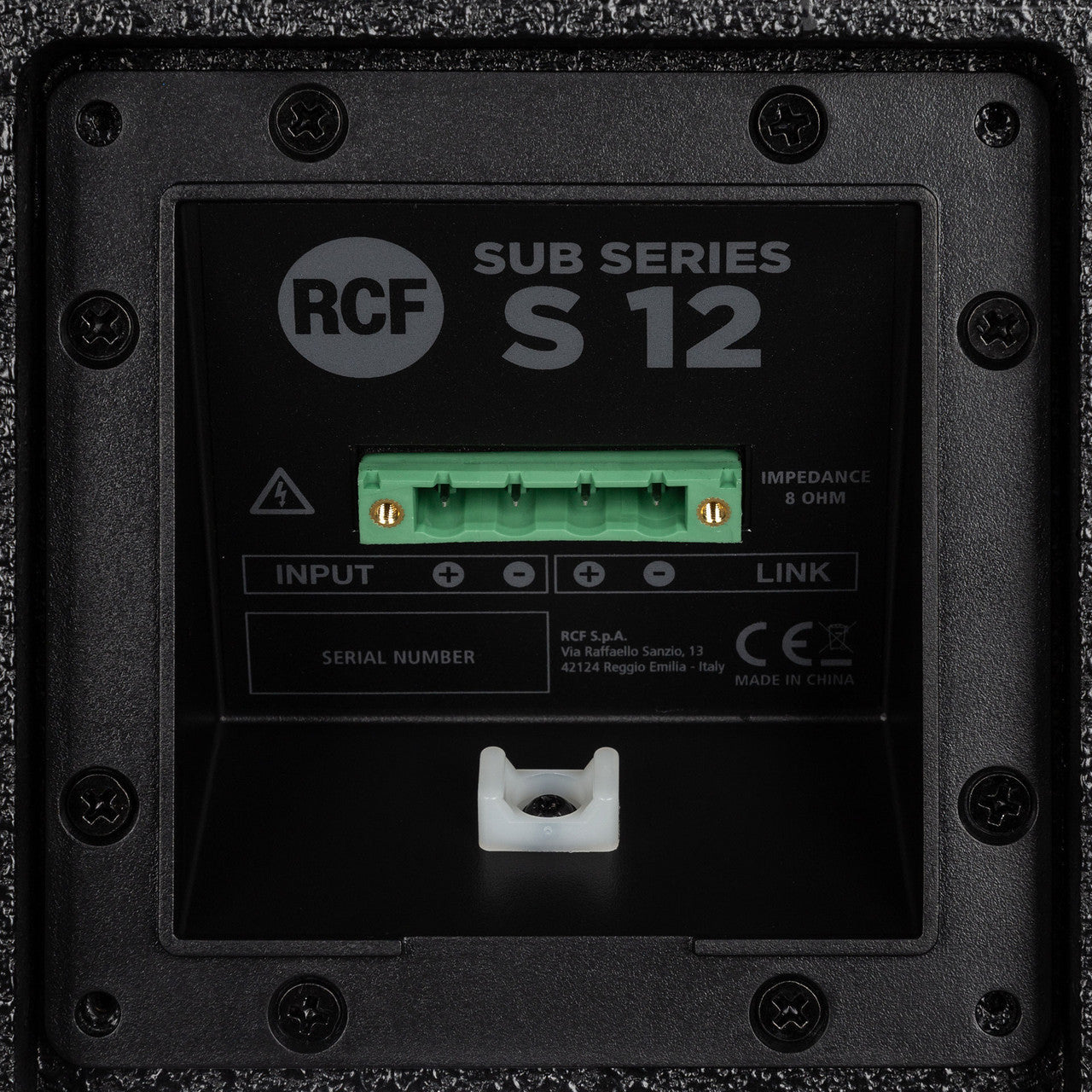 RCF SUB-S12 Passive 1600W 12" Bass Reflex Subwoofer