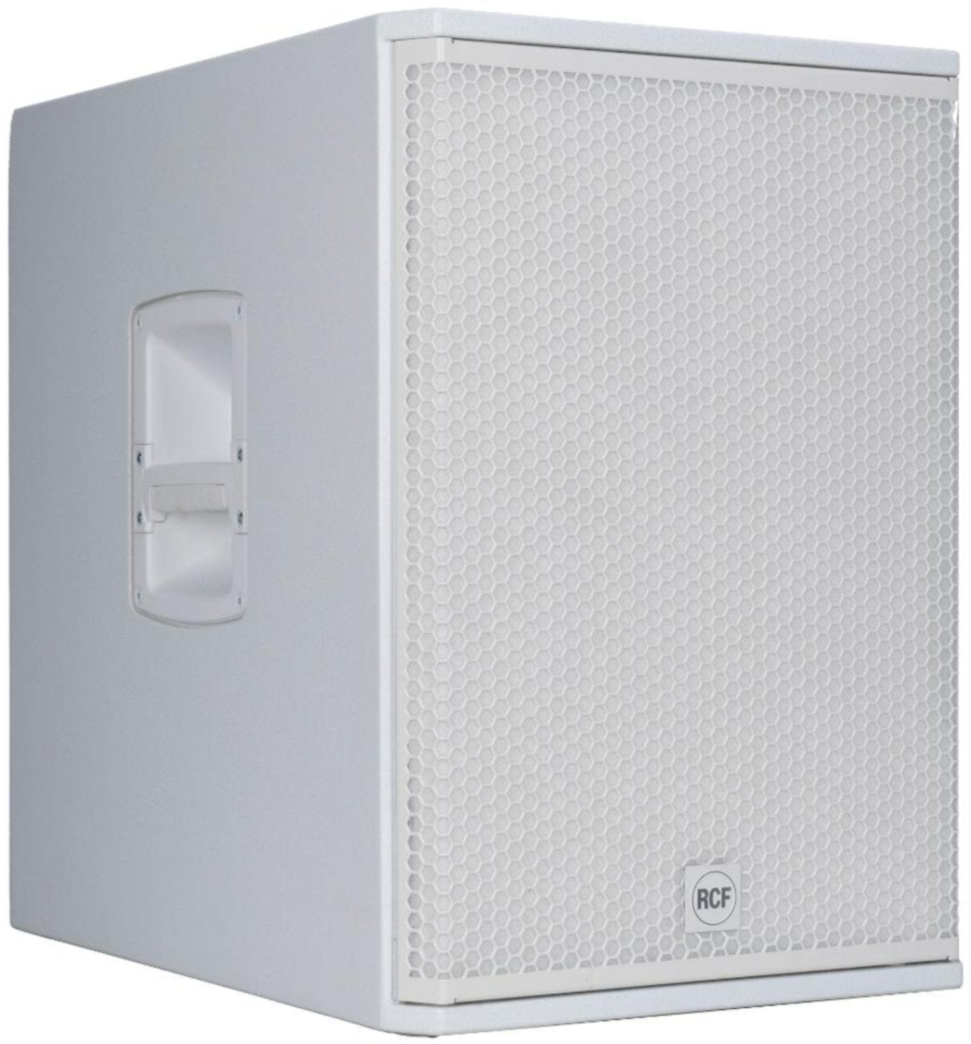 RCF SUB15-AX-W Active 15 Inch Powered Subwoofer with 2200 Watt Class-D Amplifier - White - PSSL ProSound and Stage Lighting