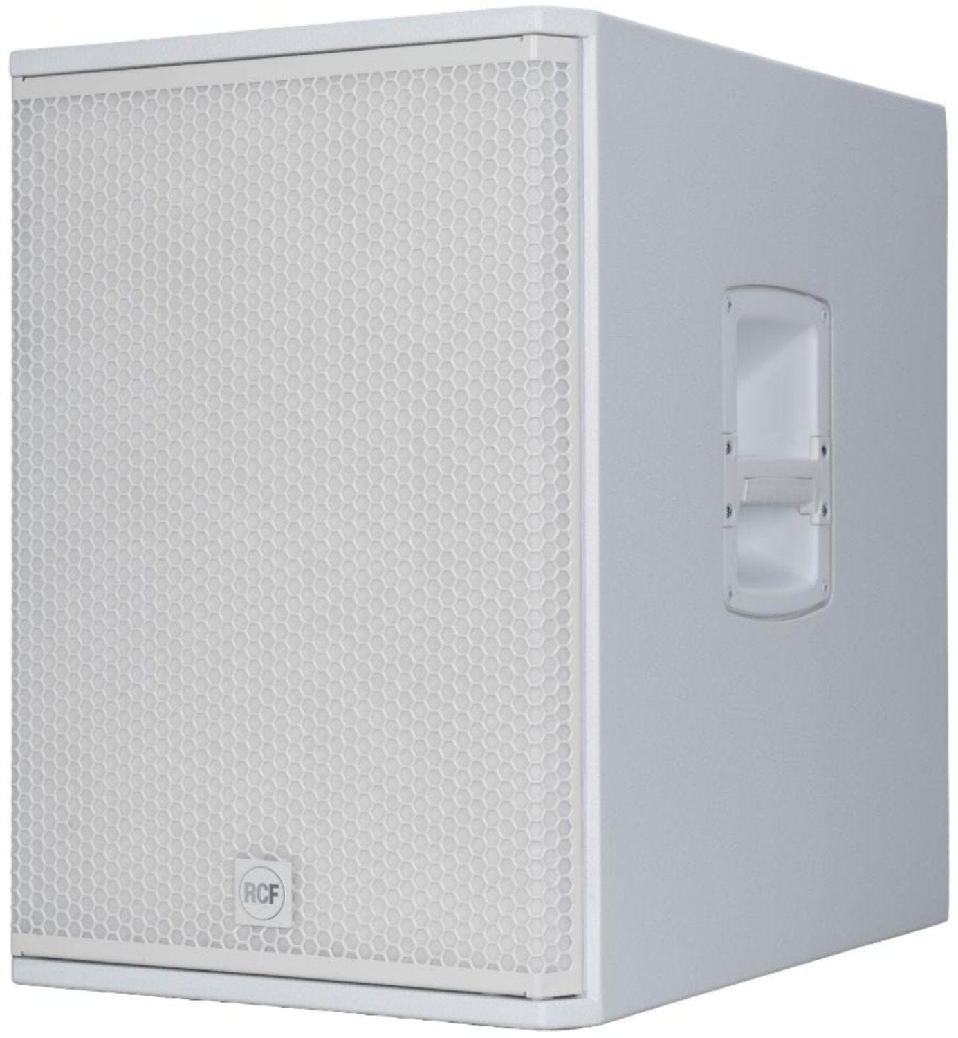 RCF SUB15-AX-W Active 15 Inch Powered Subwoofer with 2200 Watt Class-D Amplifier - White - PSSL ProSound and Stage Lighting