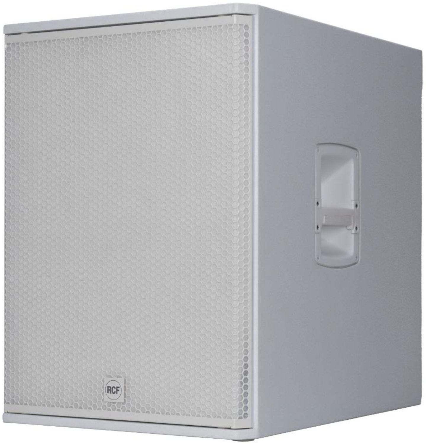 RCF SUB18-AX-W Active 18 Inch Powered Subwoofer with 2200 Watt Class-D Amplifier - White - PSSL ProSound and Stage Lighting