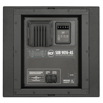 RCF SUB 9016-AS Active 4000W 16" Subwoofer (RDNET Ready)