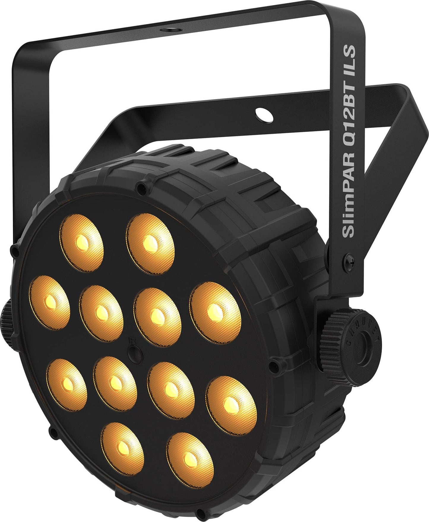 Chauvet Slimpar Q12 BT ILS Bluetooth Wireless Quad Color RGBA LED Par - Solotech