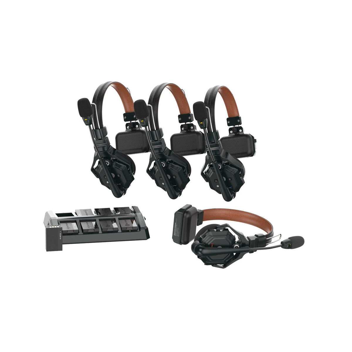 Hollyland Solidcom C1 Pro-4S Hollyland Solidcom C1 Pro Full Duplex Wireless Intercom System with 4 headsets;