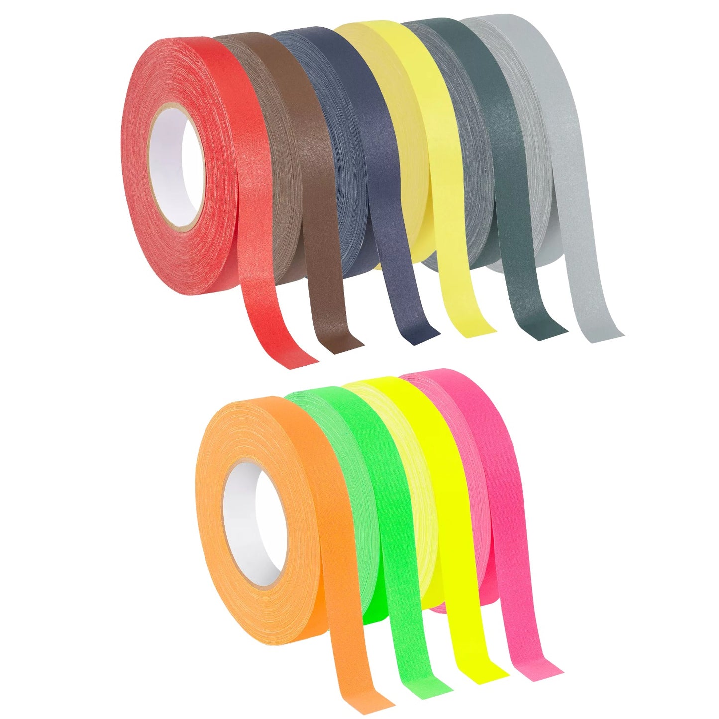 Ruban gaffer 1" x 180' — Couleurs