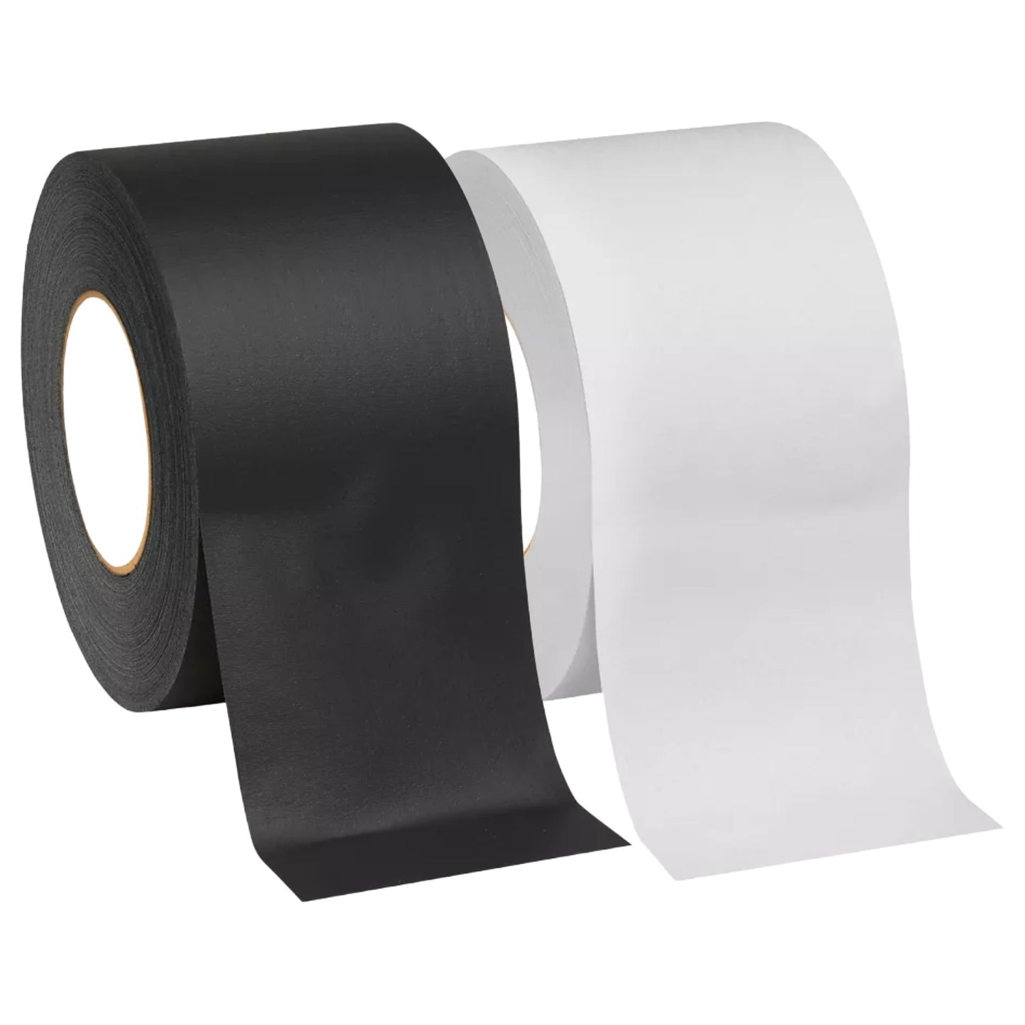 Ruban gaffer 4" x 180' — Noir / Blanc