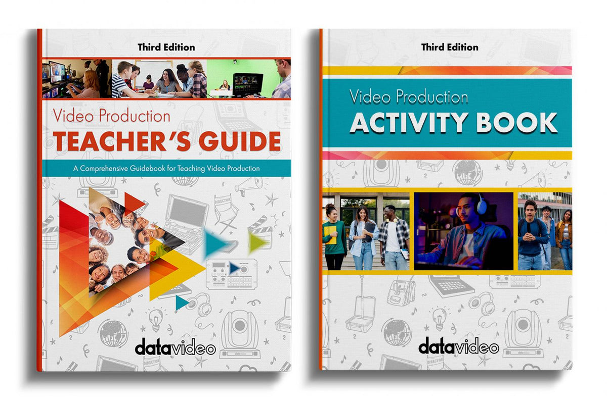 Datavideo TG-260 Third Edition of the Video Production Teacher's Guide, Activity Book, and 8 tutorial videos
