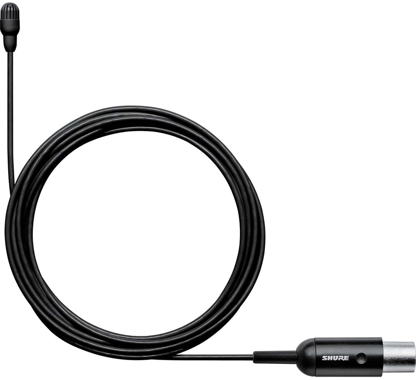 Shure TL46B/O-MTQG TwinPlex Subminiature Omnidirectional Lavalier Microphone with MTQG Plug - Black - PSSL ProSound and Stage Lighting