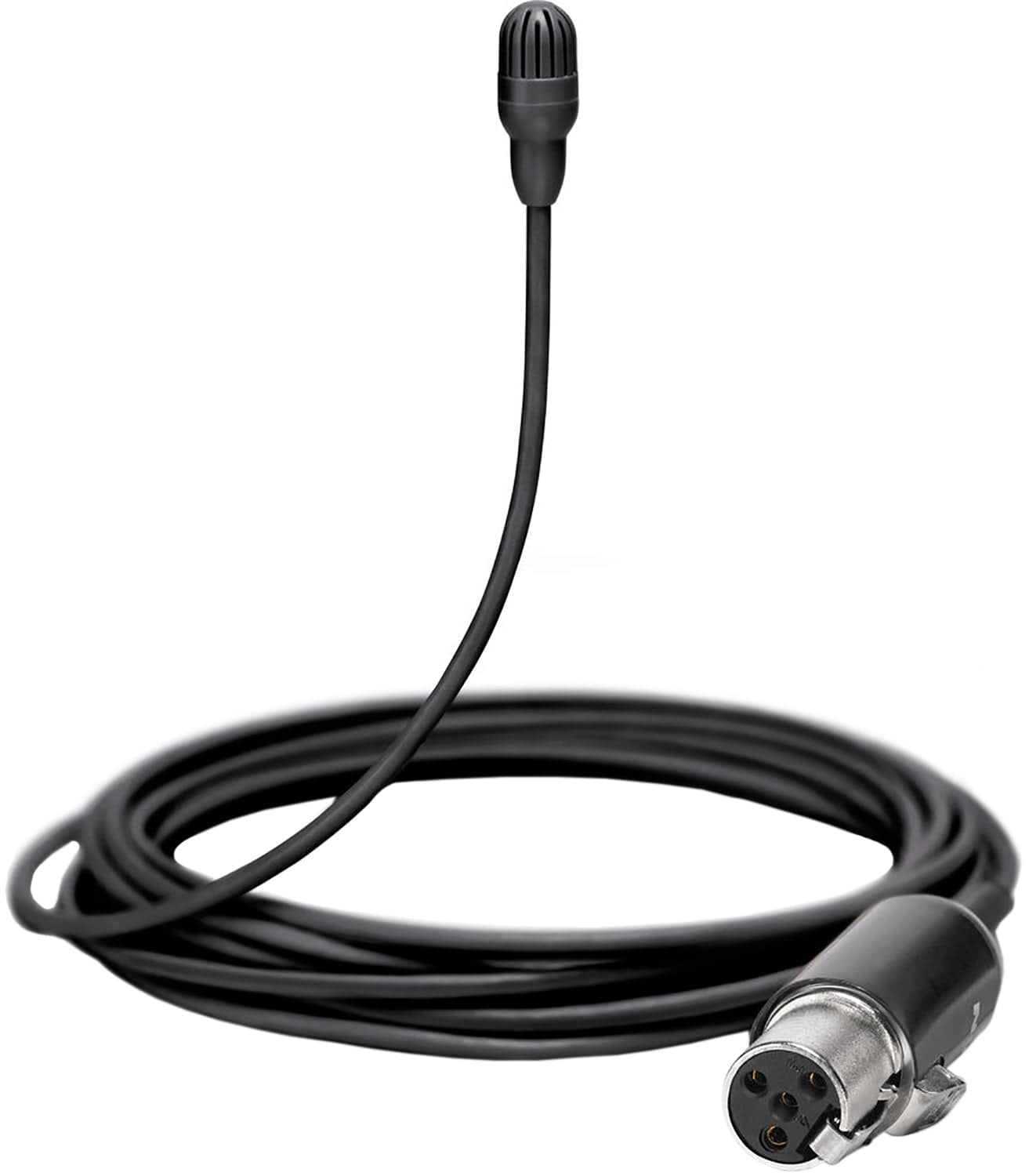 Shure TL46B/O-MTQG TwinPlex Subminiature Omnidirectional Lavalier Microphone with MTQG Plug - Black - PSSL ProSound and Stage Lighting