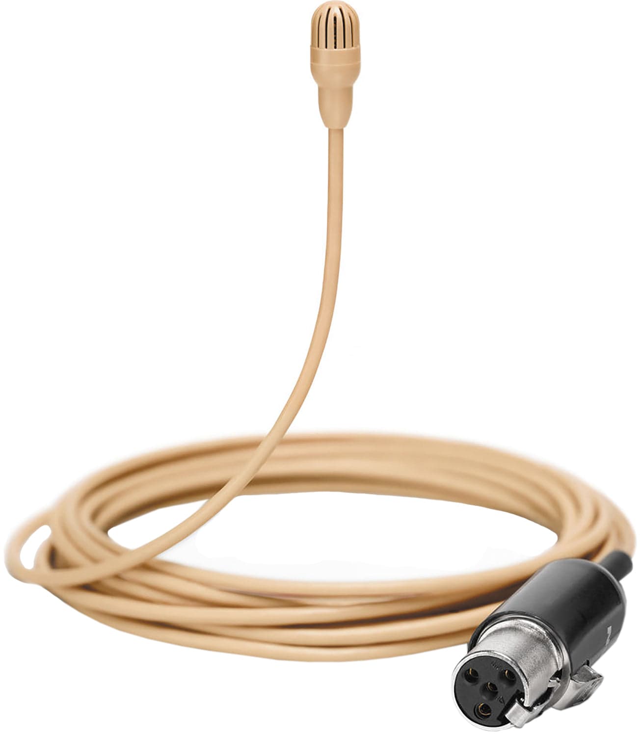 Shure TL46T/O-MTQG TwinPlex Subminiature Omnidirectional Lavalier Microphone with MTQG Plug - Tan - PSSL ProSound and Stage Lighting