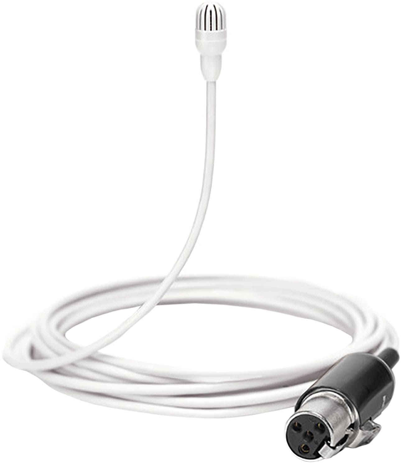 Shure TL46W/O-MTQG TwinPlex Subminiature Omnidirectional Lavalier Microphone with MTQG Plug - White - PSSL ProSound and Stage Lighting