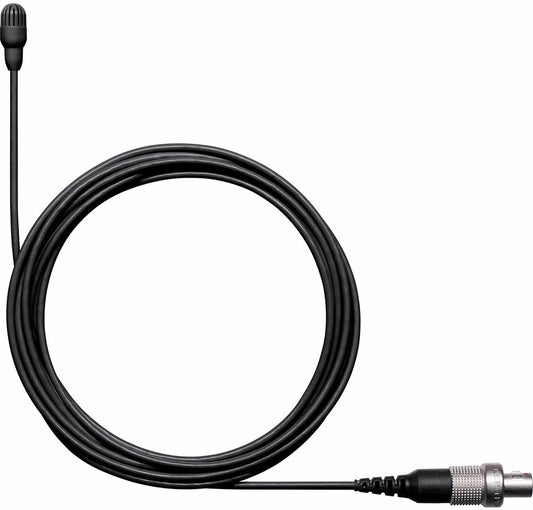 Shure TL47B/O-LEMO TwinPlex Subminiature Omnidirectional Lavalier Microphone with LEMO3 Plug - Black - PSSL ProSound and Stage Lighting