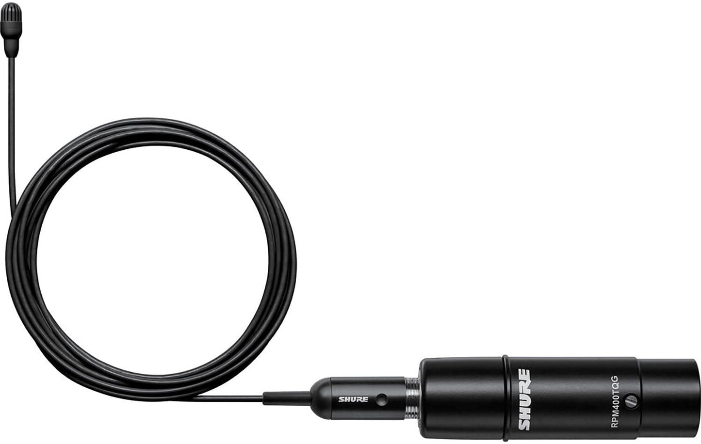 Shure TL47B/O-XLR-A TwinPlex Omnidirectional Lavalier Microphone - XLR with Accessories - Black - PSSL ProSound and Stage Lighting