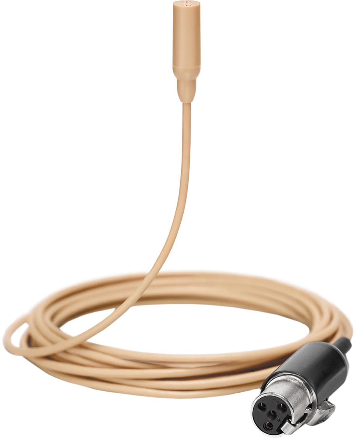 Shure TL47T/O-MTQG-A TwinPlex Omnidirectional Lavalier Microphone - MTQG with Accessories - Tan - PSSL ProSound and Stage Lighting