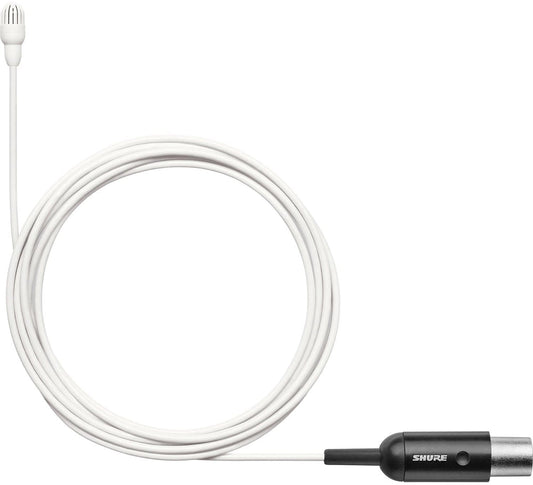 Shure TL47W/O-MTQG-A TwinPlex Omnidirectional Lavalier Microphone - MTQG with Accessories - White - PSSL ProSound and Stage Lighting