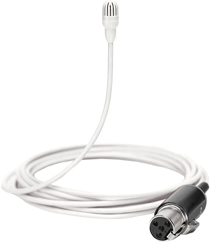 Shure TL47W/O-MTQG TwinPlex Subminiature Omnidirectional Lavalier Microphone with MTQG Plug - White - PSSL ProSound and Stage Lighting